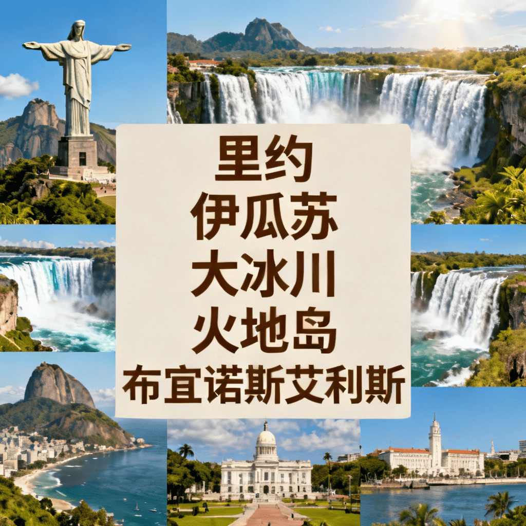 巴西阿根廷乌拉圭双飞15天 MU/TK执飞 打卡里约伊瓜苏大冰川乌斯怀亚 纯玩零自费53999元/人起