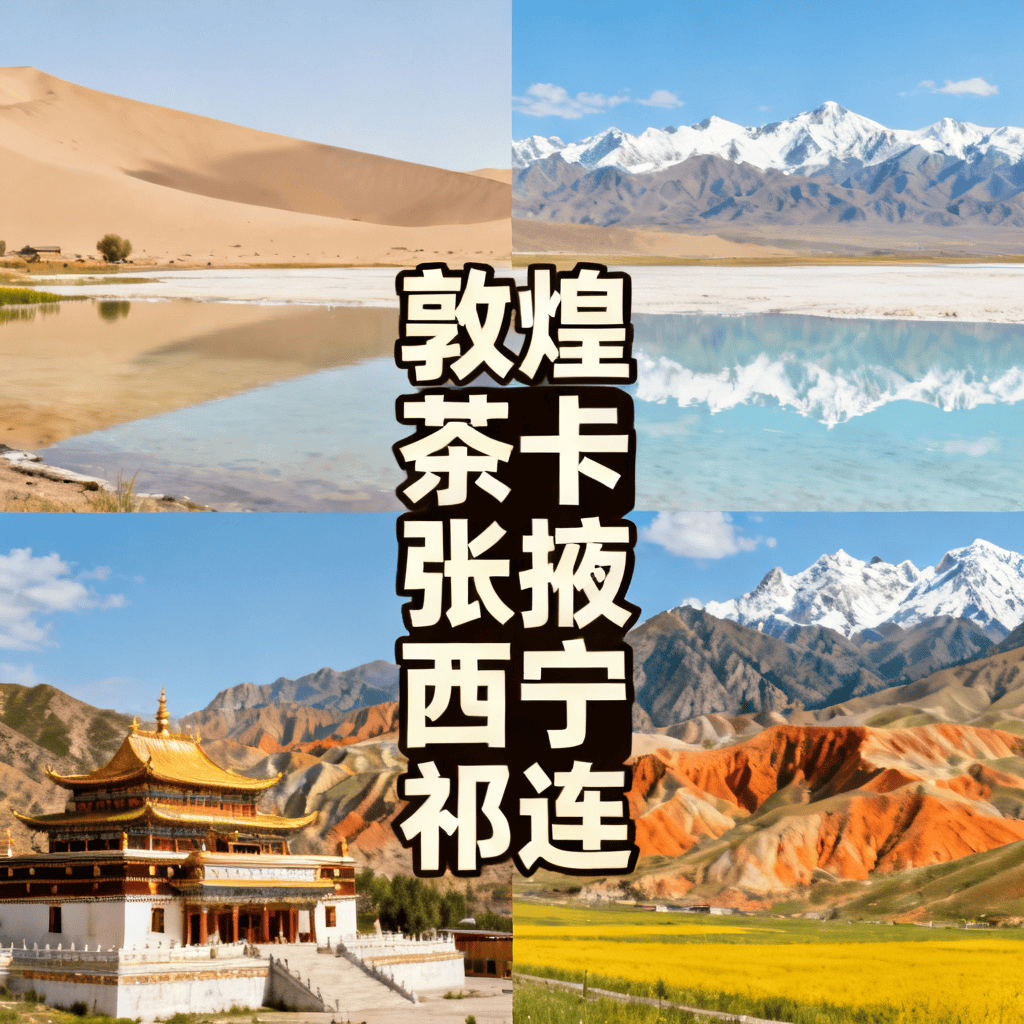 【金色西部●胡杨林版】单人不补房差、张掖、敦煌、金塔胡杨林、莫高窟、格尔木、茶卡、青海湖、塔尔寺双卧10日双飞8日游