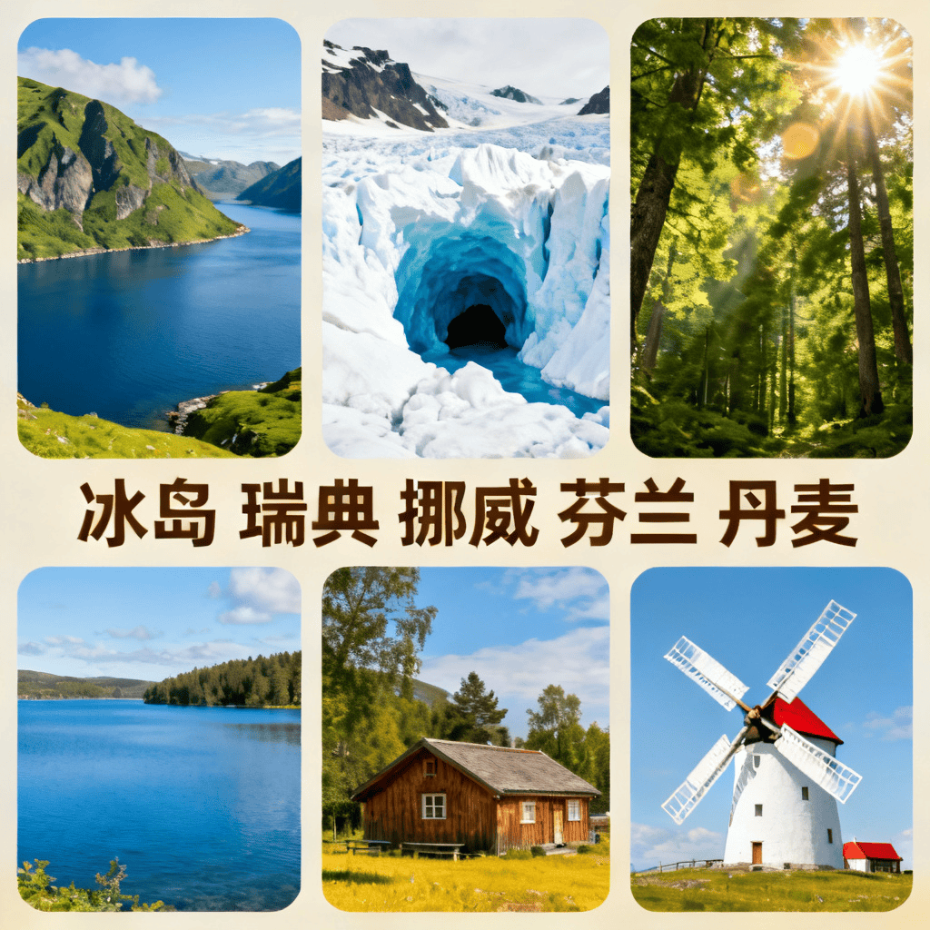 东航往返双飞北欧+冰岛16日,25人小团追极光探蓝冰洞,住峡湾酒店游双峡湾塔林老城享特色餐