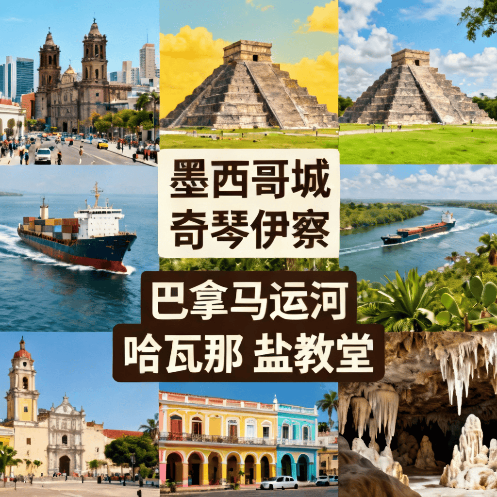 海航双飞·加勒比中美洲8国23天 独家探网红猪岛奇琴伊察寻梦瓜纳华托 住五星滨海温泉纯玩