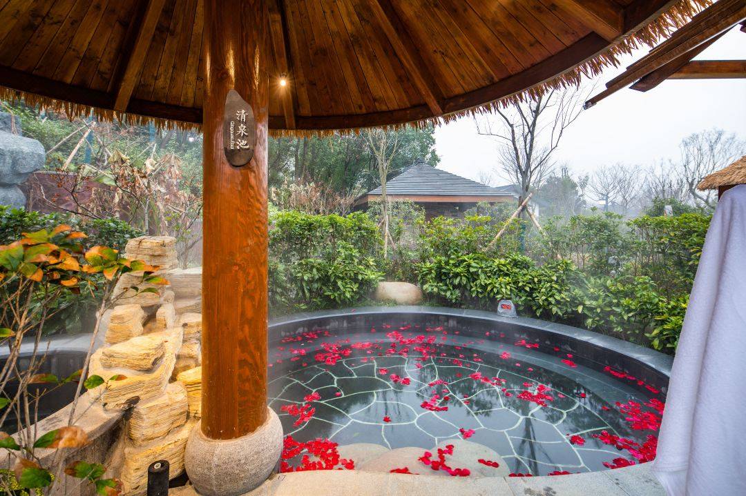 (含)后前往【水墨田园温泉度假酒店】安排住宿;---游览【宜兴大觉寺】