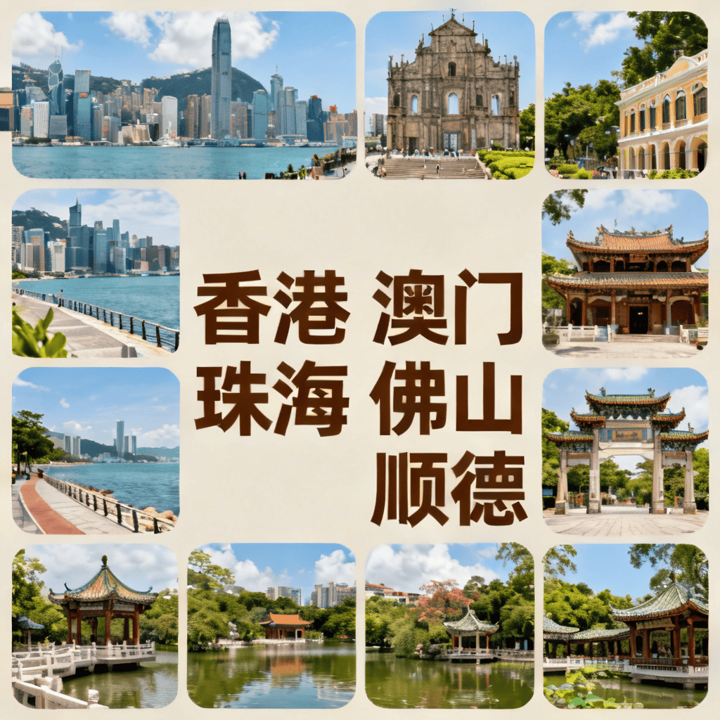 ♥️♥️非遗港澳遇上国际喜来登♥️2880粤港澳双飞6天/升级1晚喜来登♥️经典粤港澳大湾区♥️香港|澳门|珠海|江门|中山|佛山