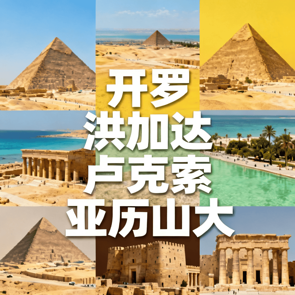 埃及开罗卢克索红海双飞10日游，金字塔帝王谷红海潜水，五星品质~