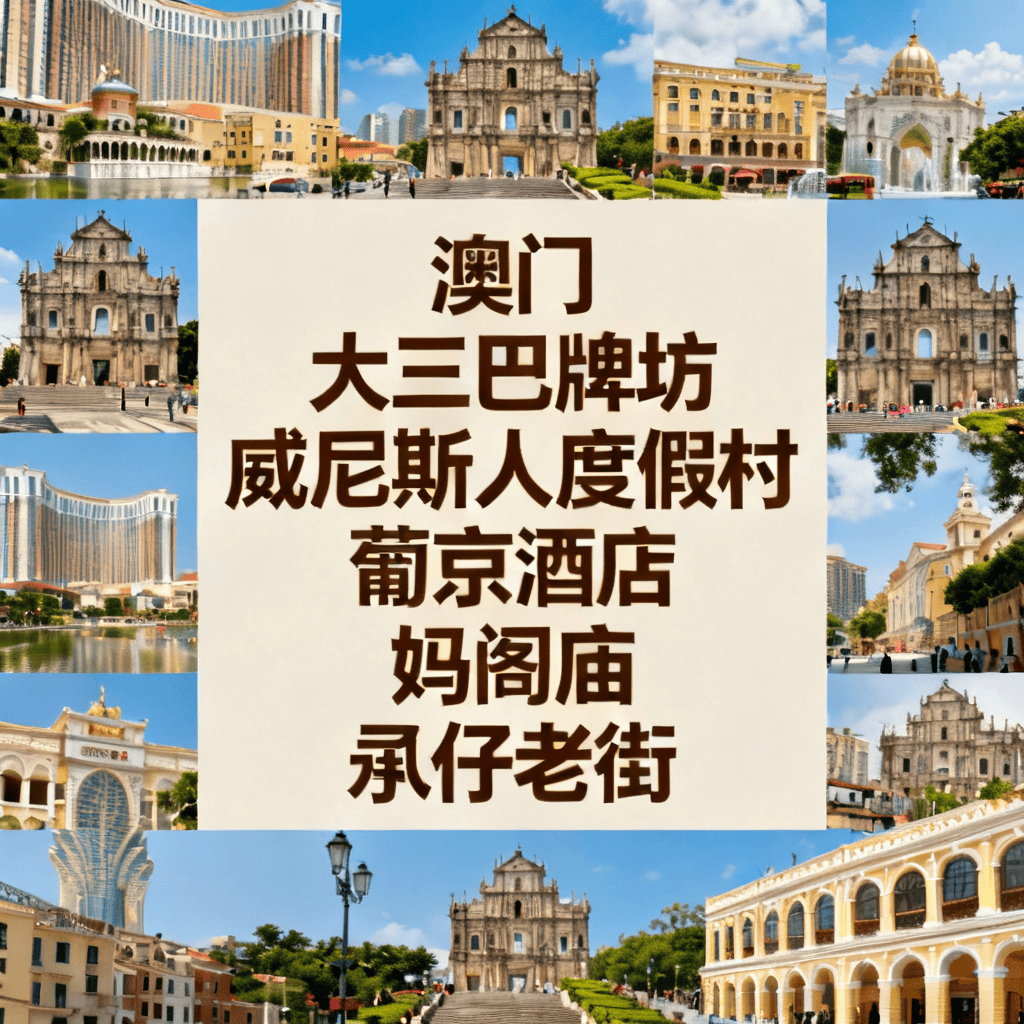 【1999秒杀】上海双飞澳门4天3晚！五钻皇冠假日连住，打卡大三巴+官也街美食之旅