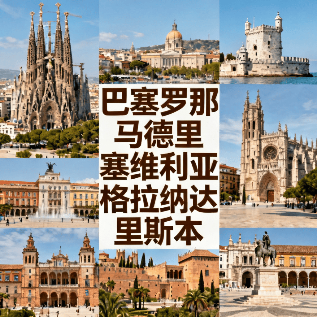 西班牙葡萄牙双飞12日游，巴塞罗那、马德里、里斯本、塞维利亚经典城市，0自费含海鲜饭/葡式蛋挞，升级庄园+海滨酒店~
