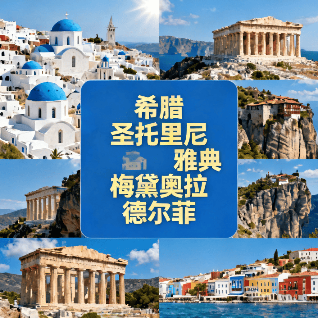 雅典圣托里尼10日直飞：双世遗+爱琴海日落，悬崖酒店纯玩0购物