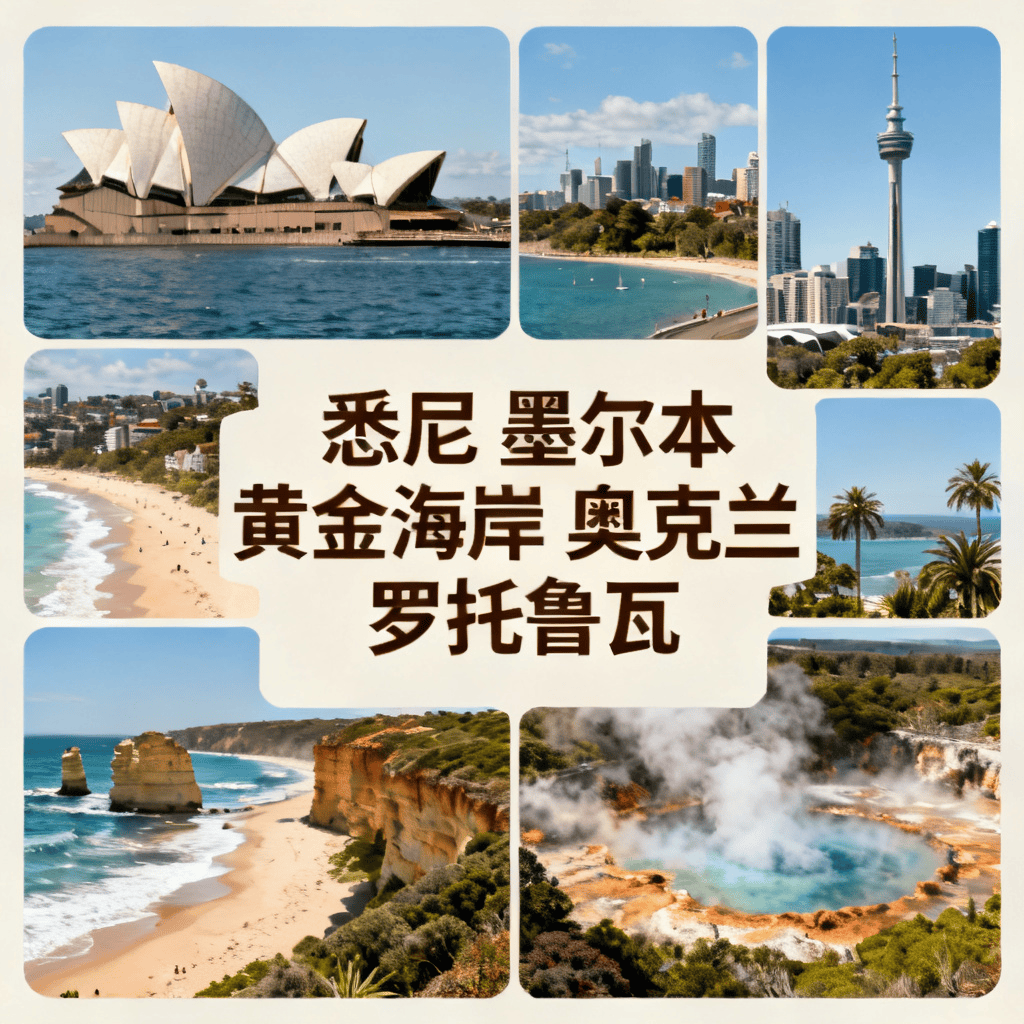 成都直飞澳新12日纯玩游 悉尼/墨尔本/黄金海岸/奥克兰全景畅玩 升级五星含全餐无自费