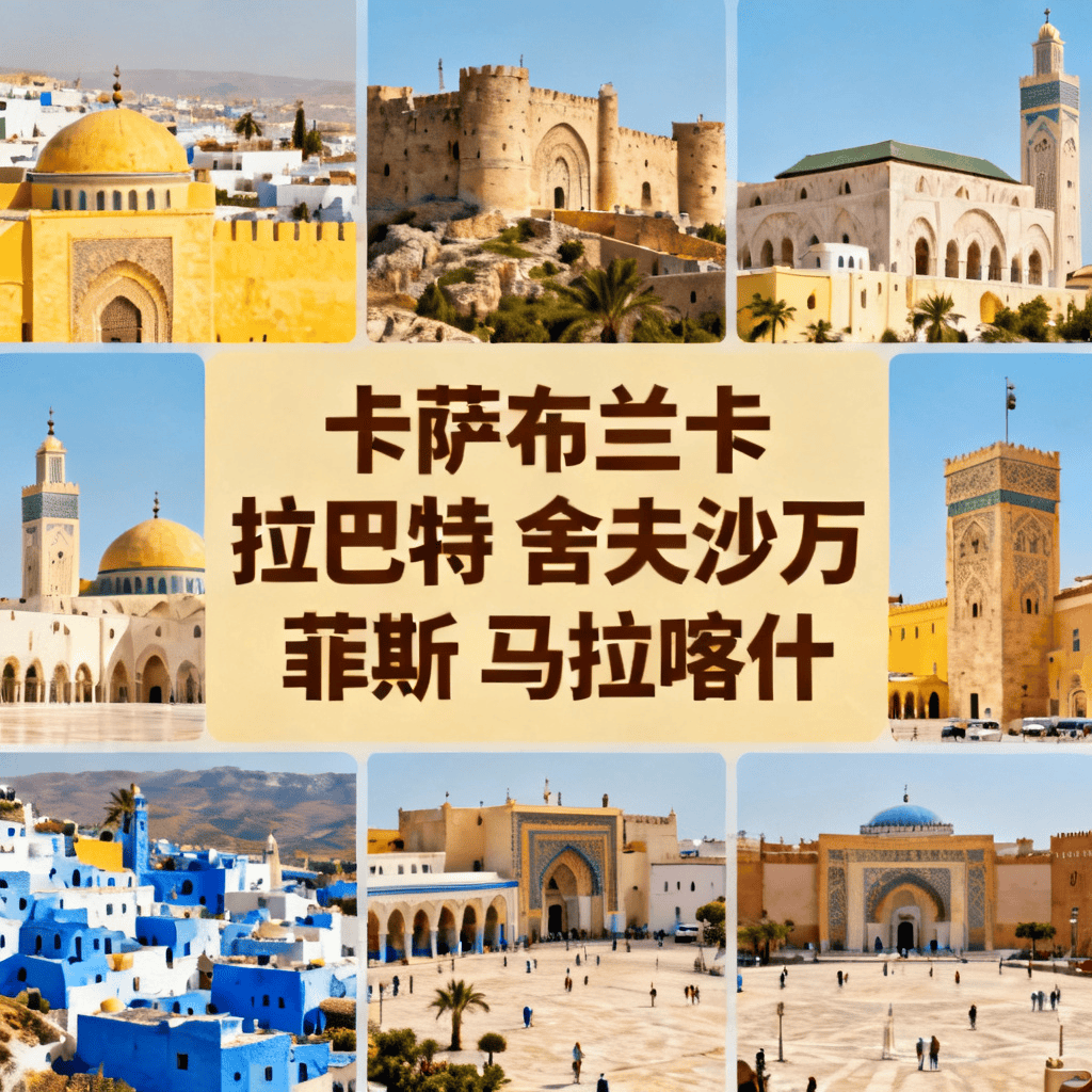 上海双飞摩洛哥经典10日，逛卡萨布兰卡、舍夫沙万、马拉喀什，当地四钻酒店