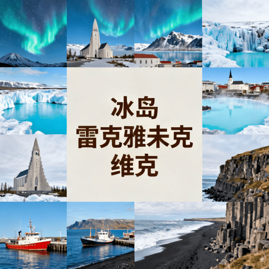 冰岛双飞7日游雷克雅未克往返，寻猎北极光+黄金圈+冰川瀑布+黑沙滩等自然奇观~