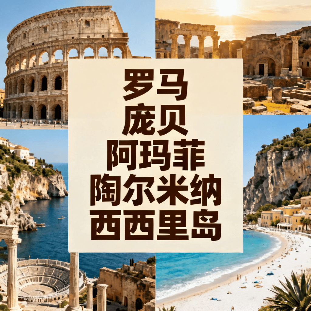 国航直飞南意+西西里双飞10日，打卡罗马、阿玛菲、波西塔诺，一价全含无购物明星线路