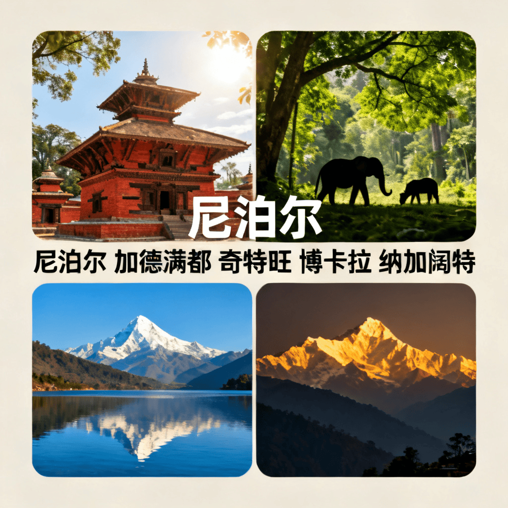 南航双飞尼泊尔9天7晚 可全国联运 加德满都奇特旺博卡拉纳加阔特纯玩0购物 国庆直降1000元