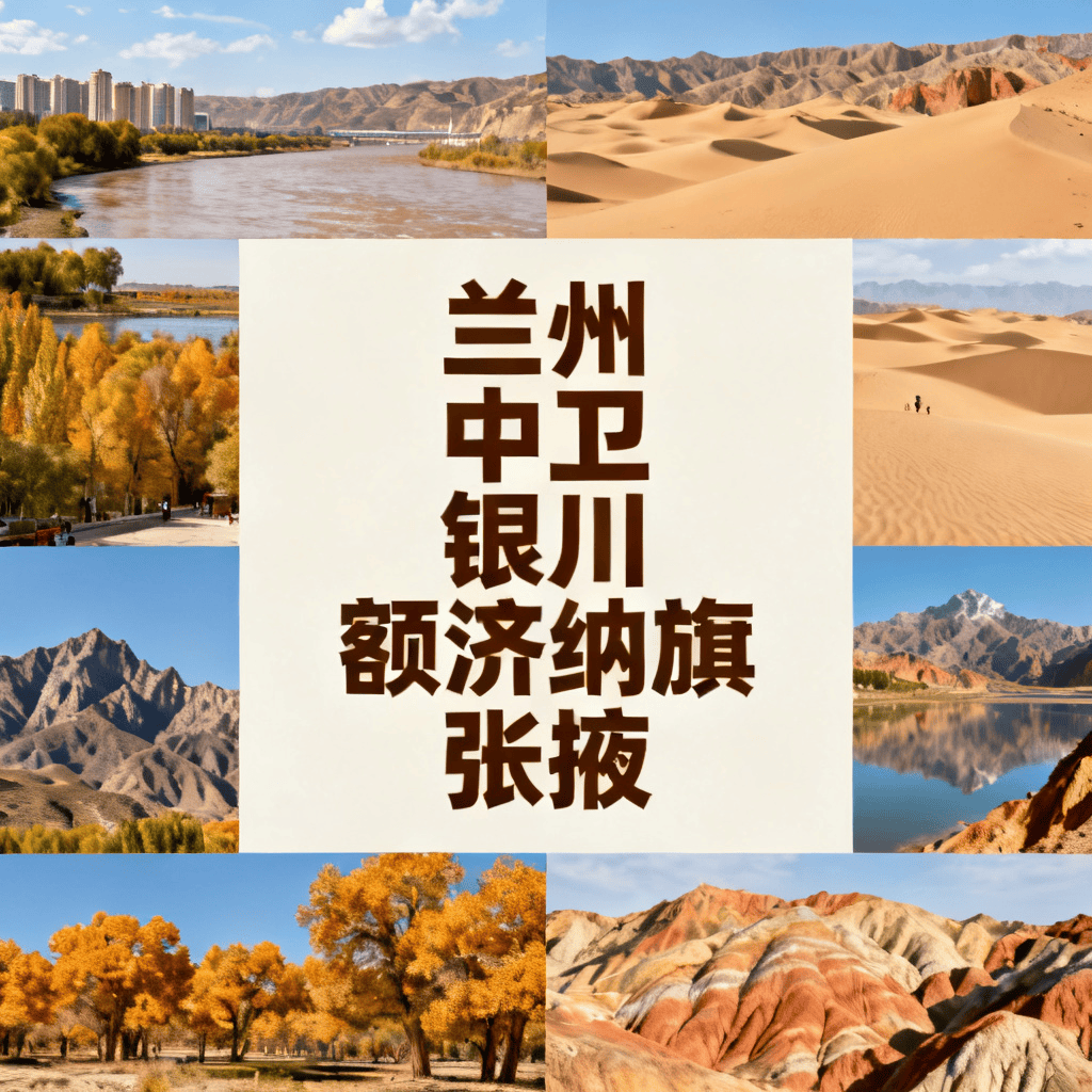 10月13日铁发！金秋额济纳·张掖丹霞双飞8日 揽五重胡杨盛景 享2+1头等舱赠旅拍下午茶