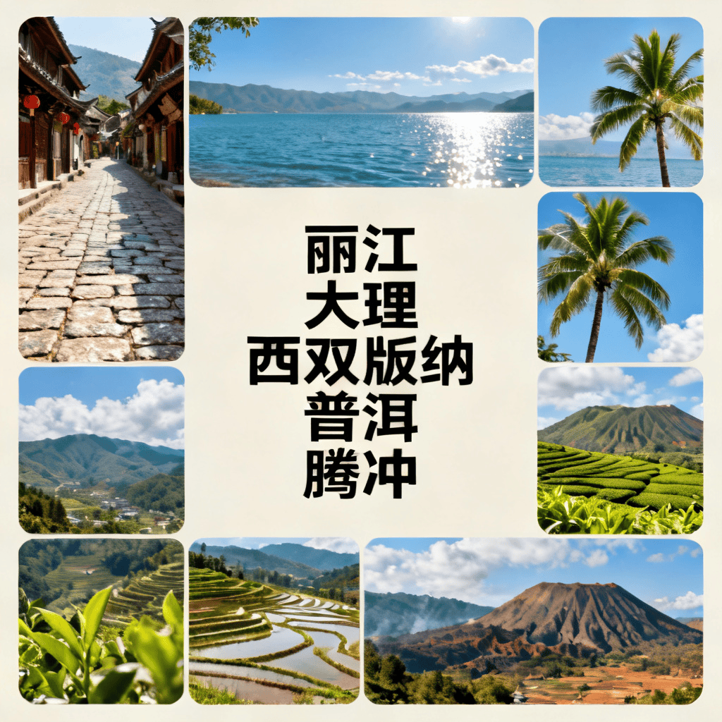 腾冲瑞丽芒市+西双版纳双飞8日 丽进版出不走回头路 赏银杏樱花0购物真纯玩