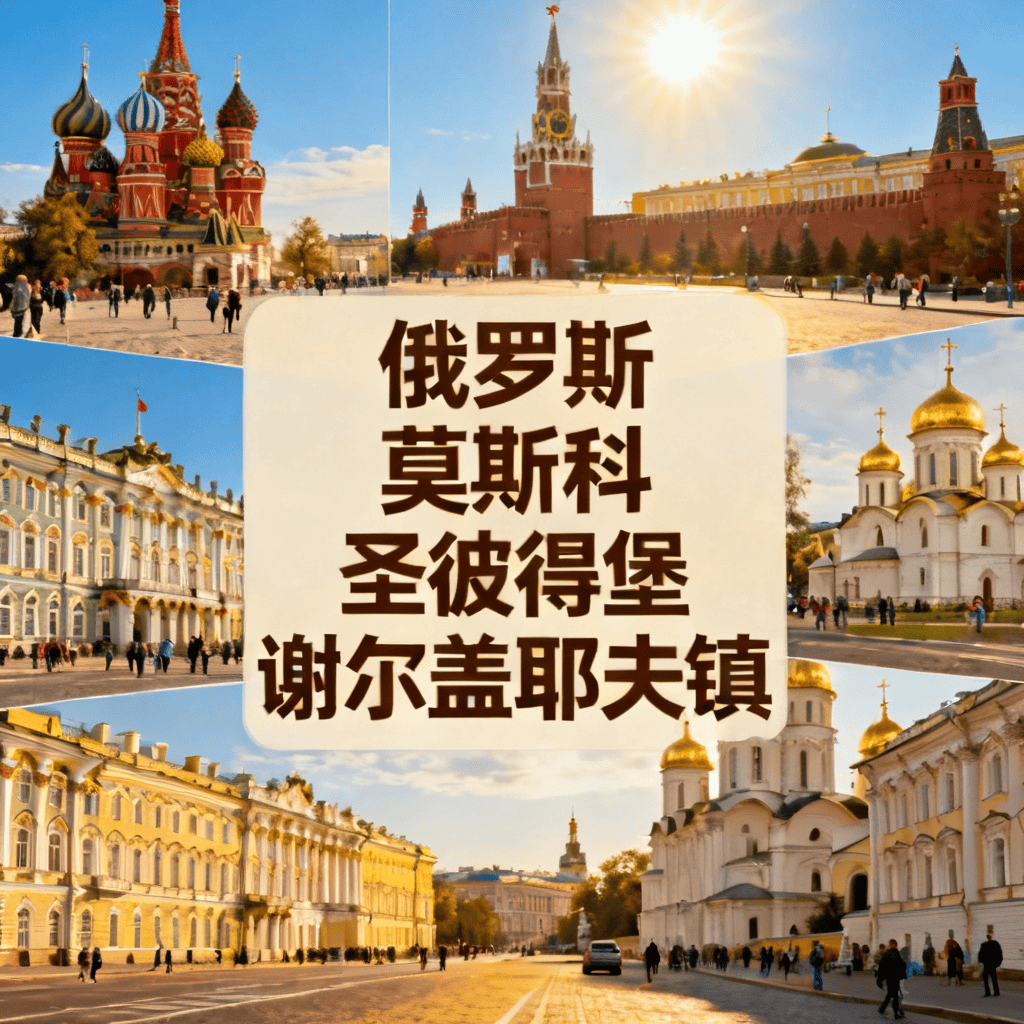 莫斯科+圣彼得堡+谢镇双飞9日游 国航直飞免签，四星住宿配俄式风味餐，红场冬宫精华景点全覆盖