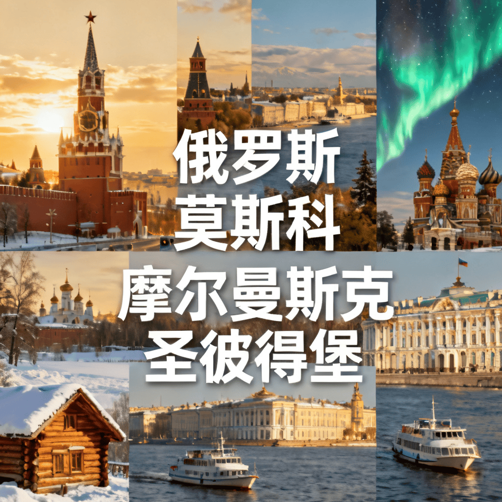 俄罗斯摩尔曼斯克+莫斯科+圣彼得堡双飞8日 海航直飞两次追极光 住四星+当地特色酒店