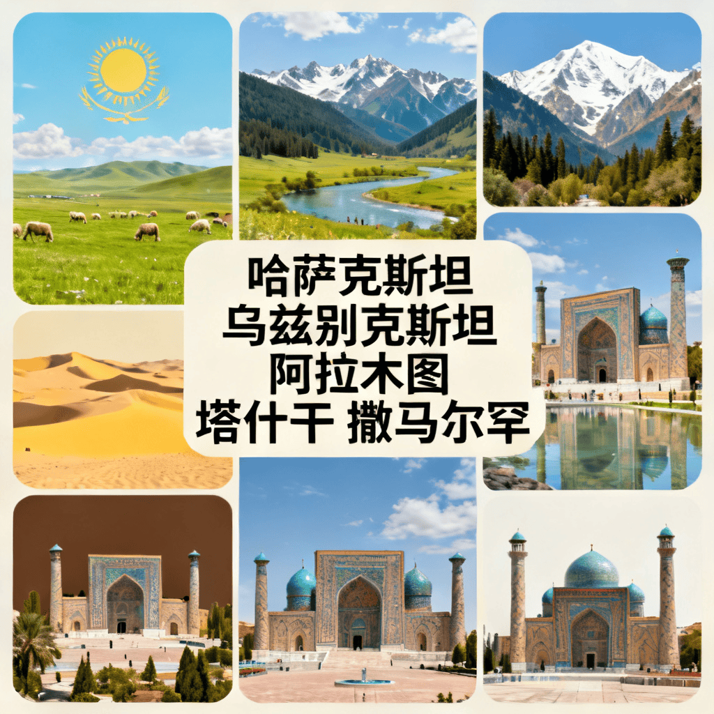 国航直飞哈乌两国8日游 逛阿拉木图/撒马尔罕/塔什干 0自费0购物免签 住四钻赠联运