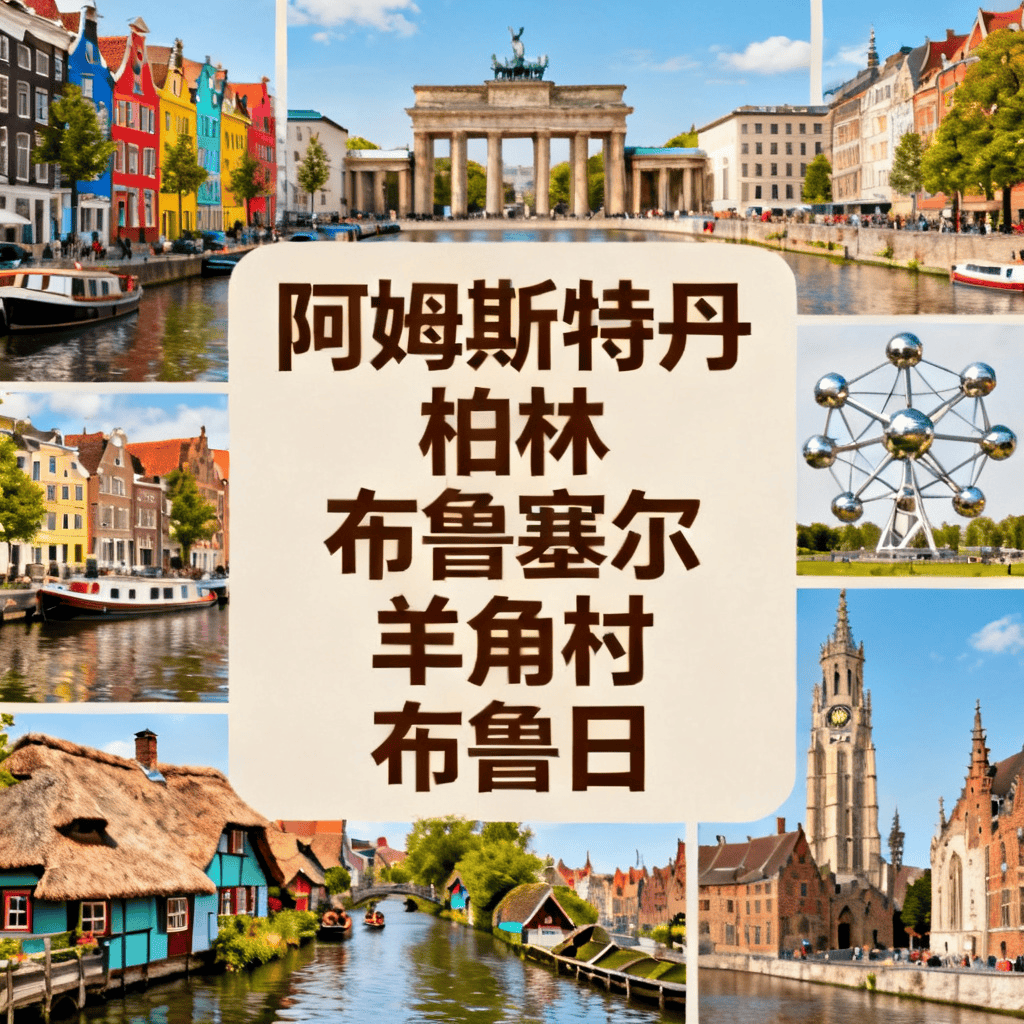 上海出发国航双飞荷比德12日，游阿姆斯特丹、柏林、布鲁塞尔，全程四星含餐无自费早鸟最高减600