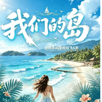 【我们的岛】双飞6日，东航切位，上下川岛双岛环游品质休闲度假，特别安排吉普车环岛+团队航拍+个人旅拍.升级4大特色美食