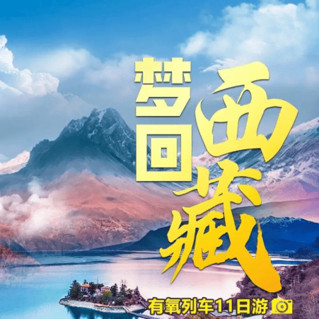 冬游西藏免门票啦！【梦回西藏】有氧列车11日游，带你打卡4A,5A级精华景点,75周岁以下畅收，无人数男女比例限制全陪随行旅行无忧！