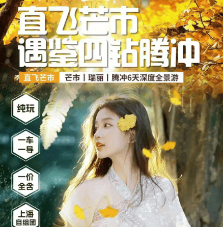 纯玩【直飞芒市遇鉴4钻腾冲】腾冲|瑞丽|芒市|树包塔|菩提寺双飞6日（一价全含+梦幻腾冲+篝火晚会+腾冲2晚温泉♨️）