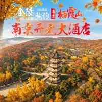 苏09:六朝古都·魅力南京~栖霞山赏秋!住『五钻南京开元大酒店』游中山陵&玄武湖雨花台&夫子庙◆含2早4正,高端三日游599!